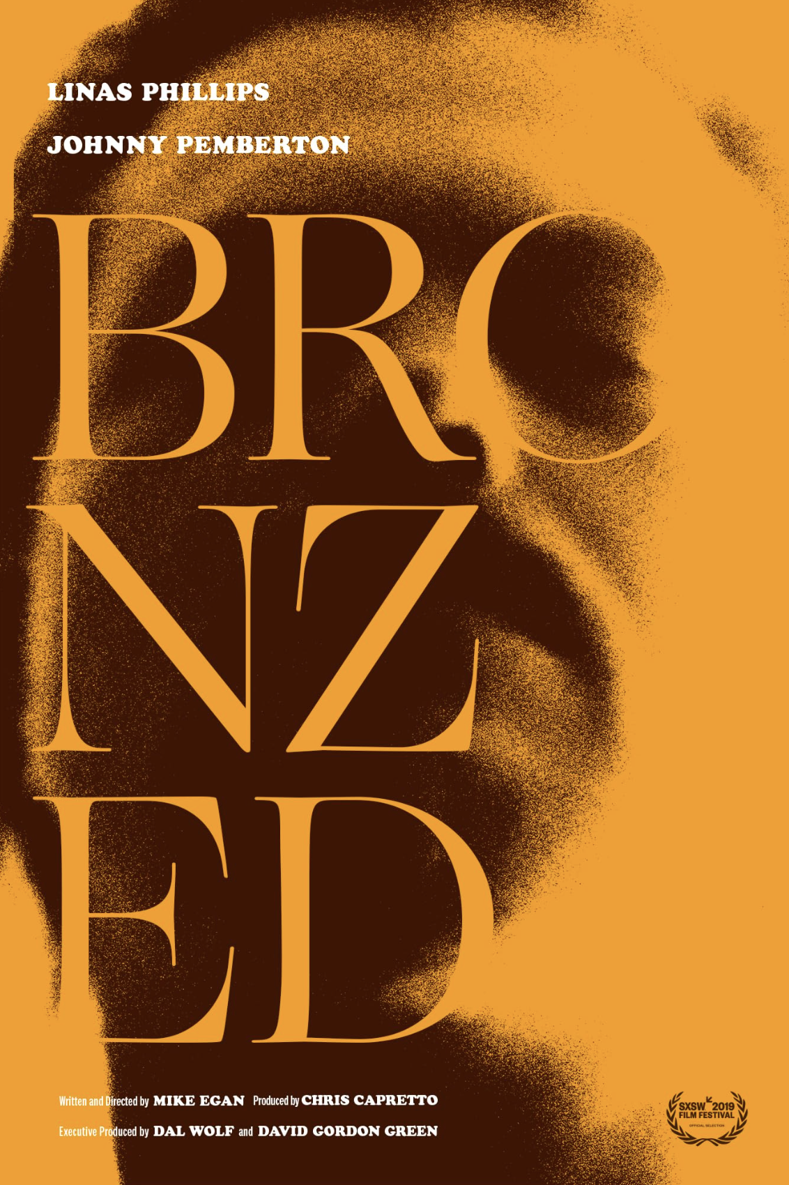 Bronzed production still