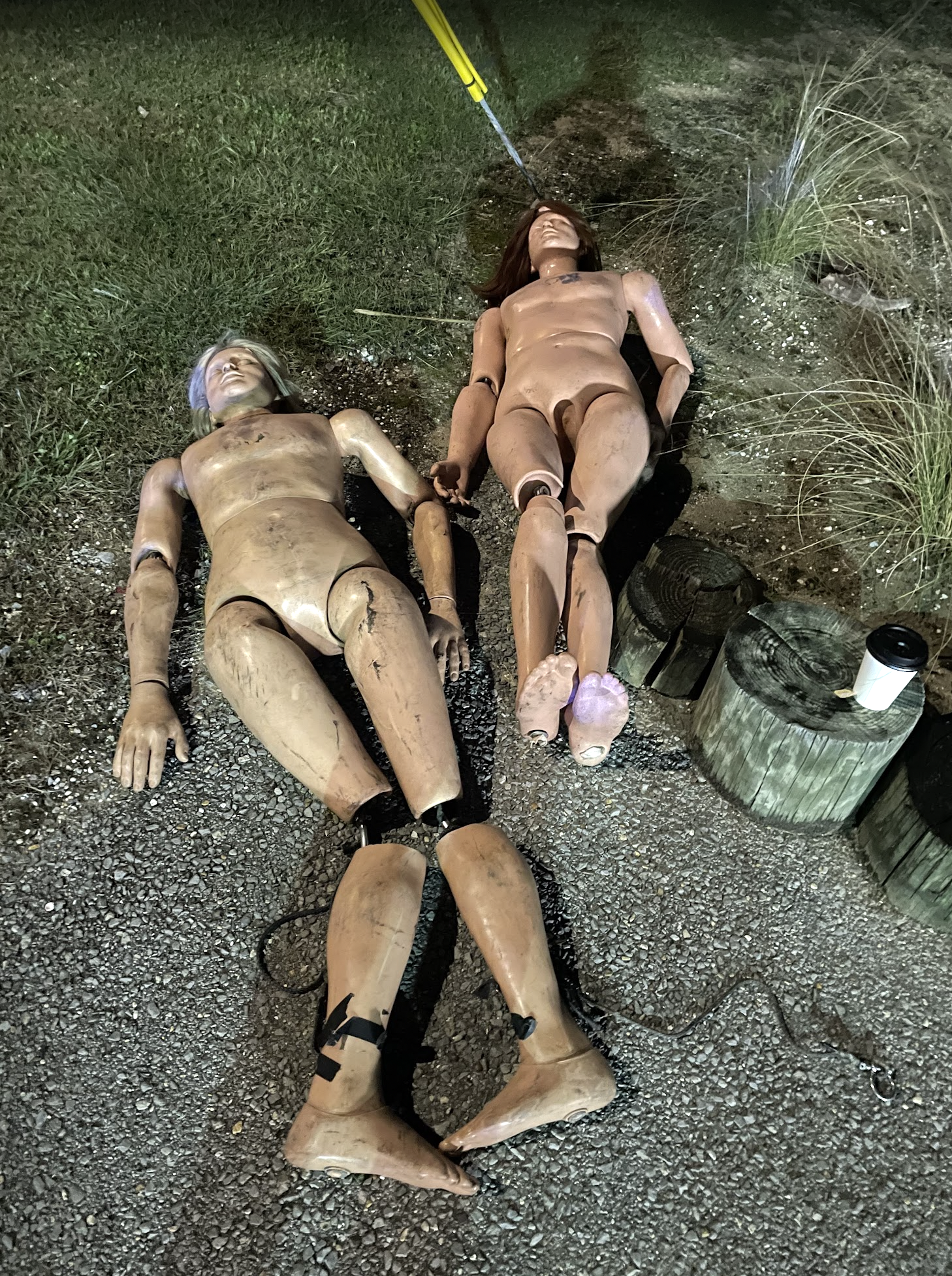 Behind the scenes on set