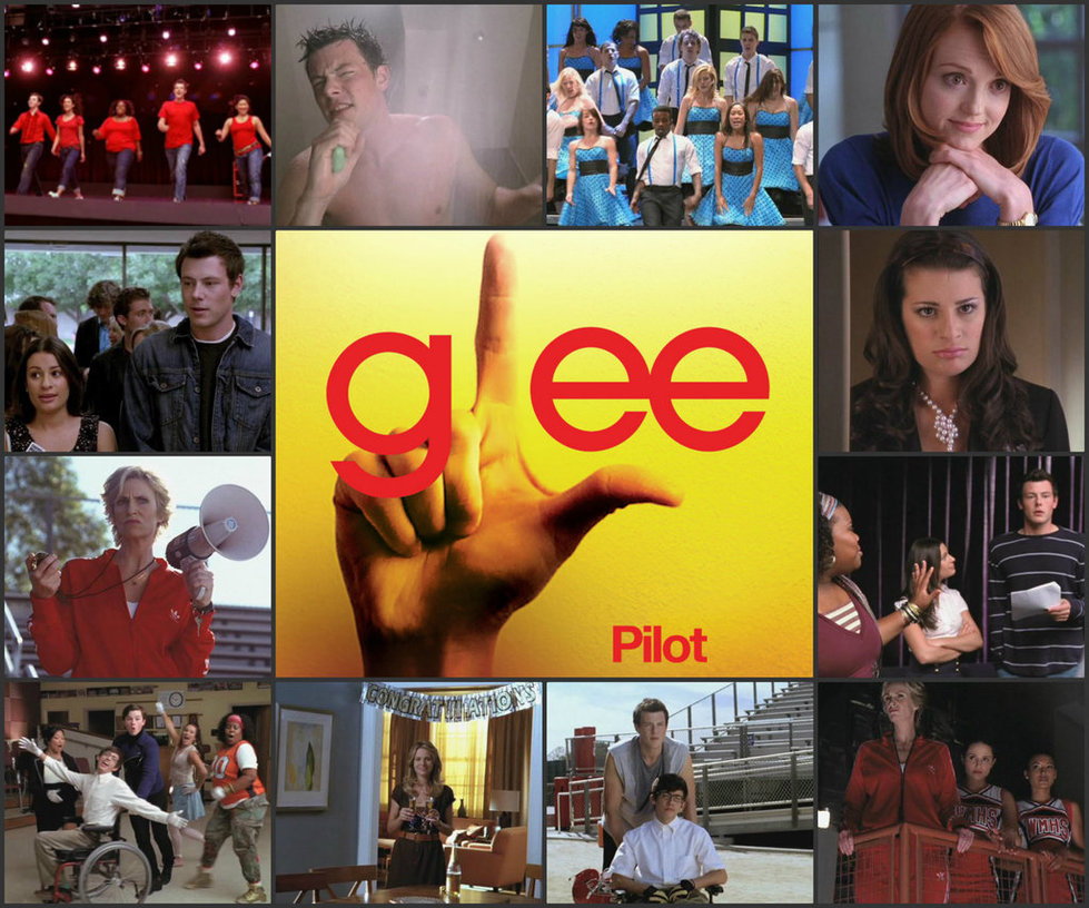 Glee pilot production still