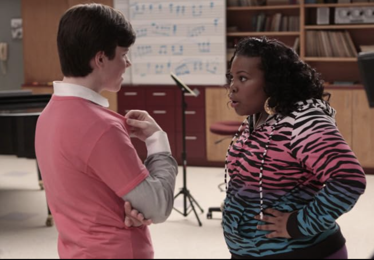 Glee pilot production still