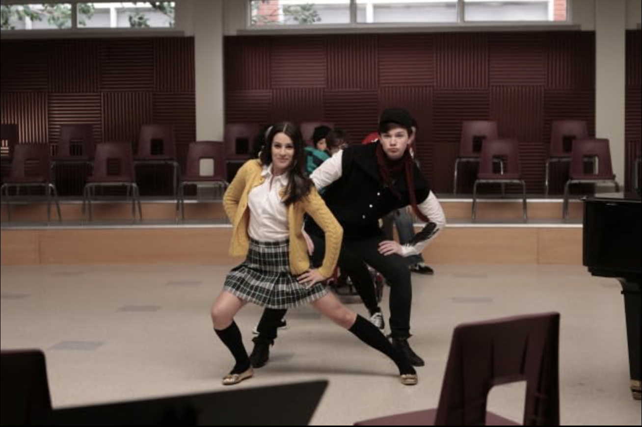 Glee pilot production still