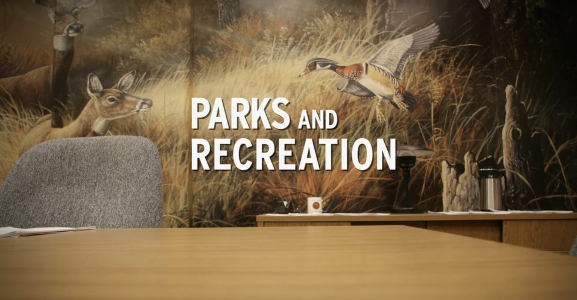 Parks & Recreation production still