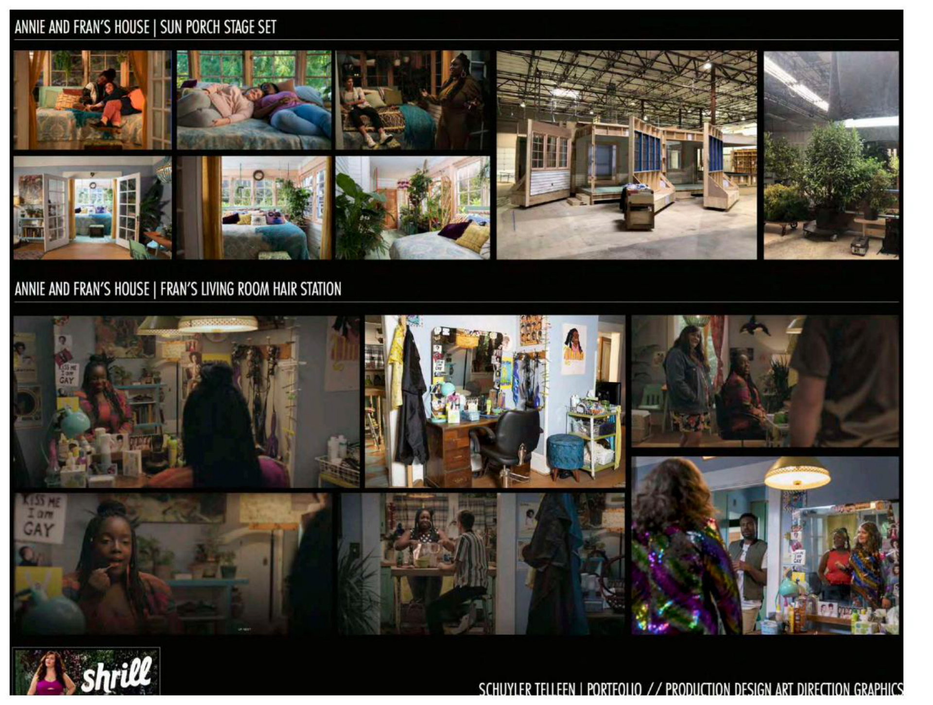 Shrill production still