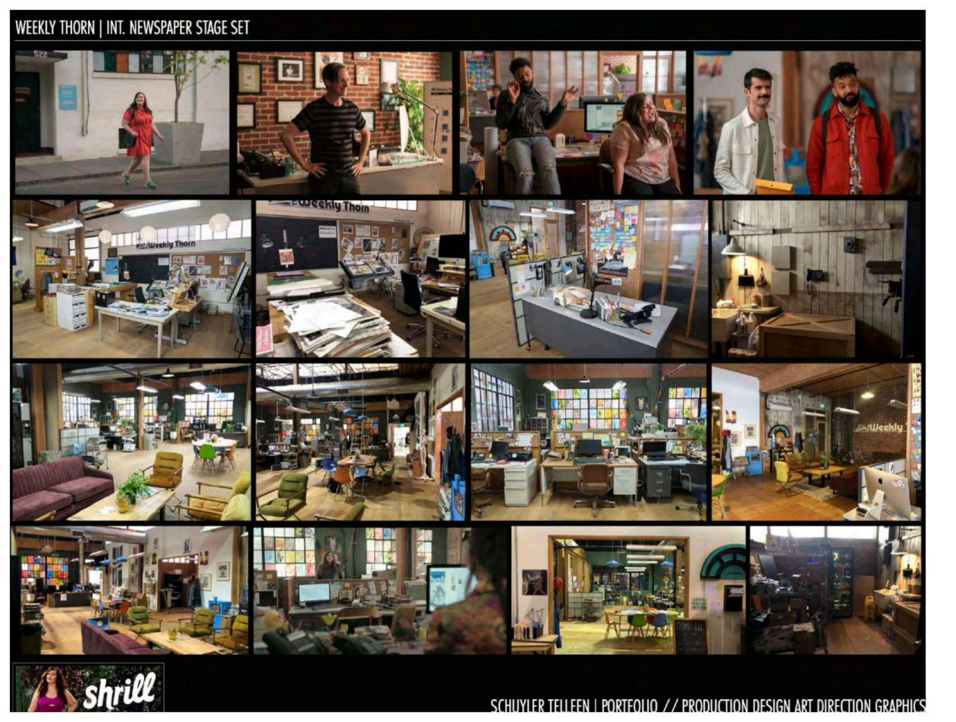 Shrill production still